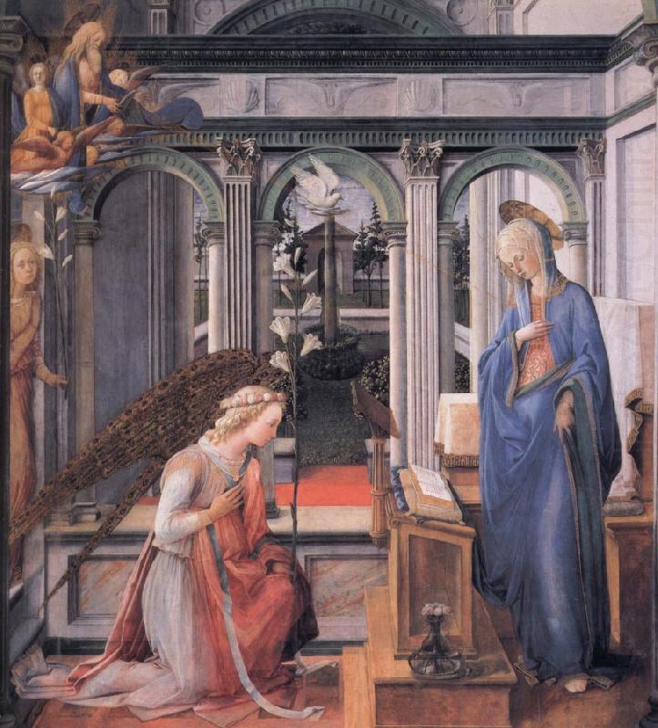 The Annunciation, Fra Filippo Lippi